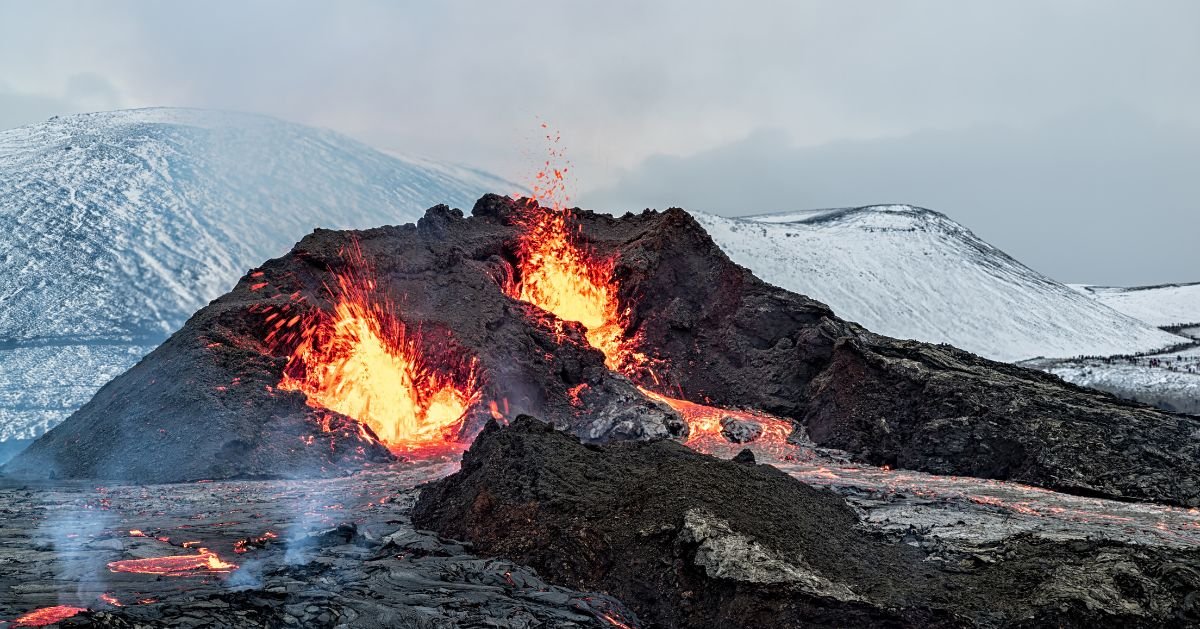 Iceland Called the Land of Fire and Ice